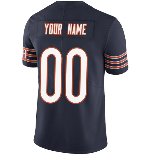 Custom C.Bears 2020 Chicago Bears Stitched American Navy Football Jerseys