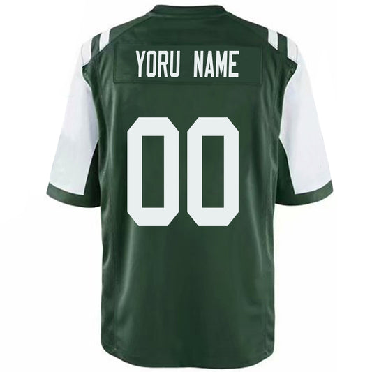 Custom NY.Jets Green Stitched Player Game Football Jerseys