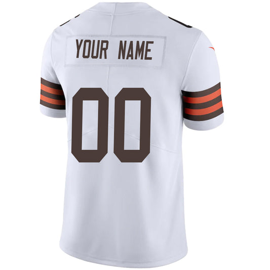 Custom C.Browns Jerseys White Stitched Player Game Football Jerseys