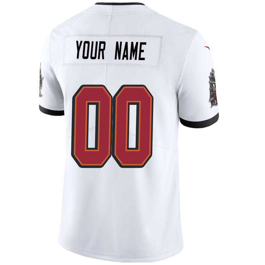 Custom TB.Buccaneers White Stitched Player Vapor Game Football Jerseys