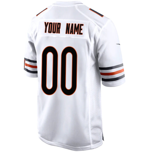 Custom C.Bears 2020 Chicago Bears Stitched American White Football Jerseys