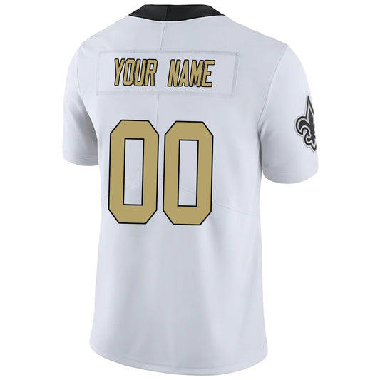 Custom NO.Saints White Stitched Player Vapor Game Football Jerseys