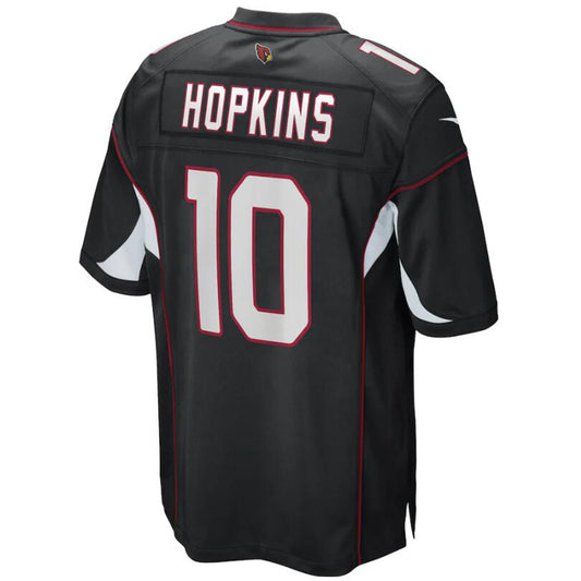 A.Cardinal #10 DeAndre Hopkins Jersey Black Stitched Player Game Football Jerseys