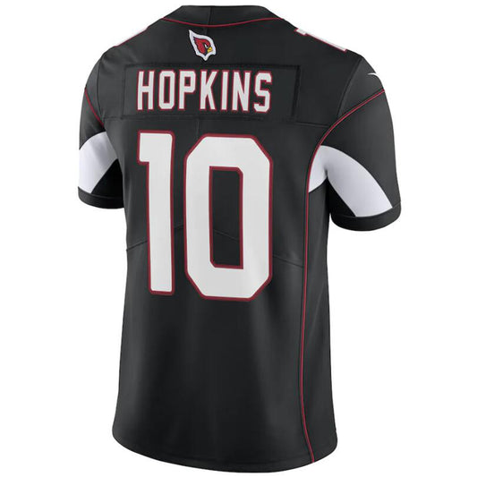 A.Cardinal #10 DeAndre Hopkins Jersey Black Stitched Player Vapor Game Football Jerseys