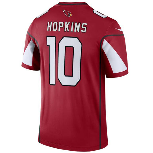A.Cardinal #10 DeAndre Hopkins Jersey Red Stitched Player Legend Football Jerseys