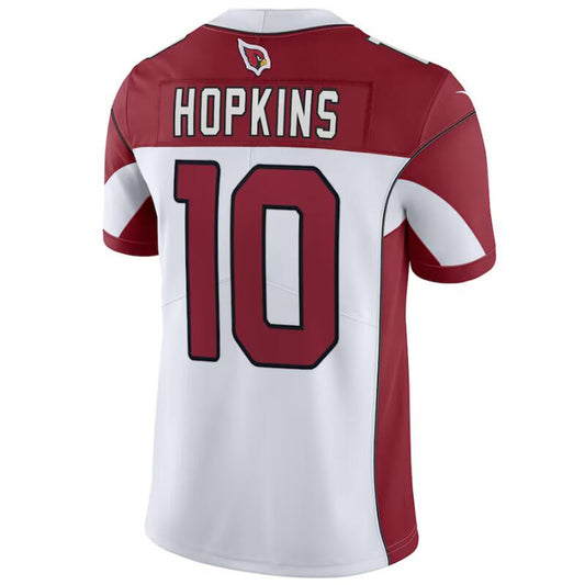 A.Cardinal #10 DeAndre Hopkins Jersey White-Red Stitched Player Game Vapor Football Jerseys