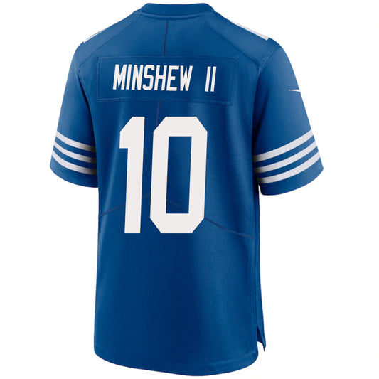 I.Colts #10 Gardner Minshew II Royal Stitched Player Elite Football Jerseys