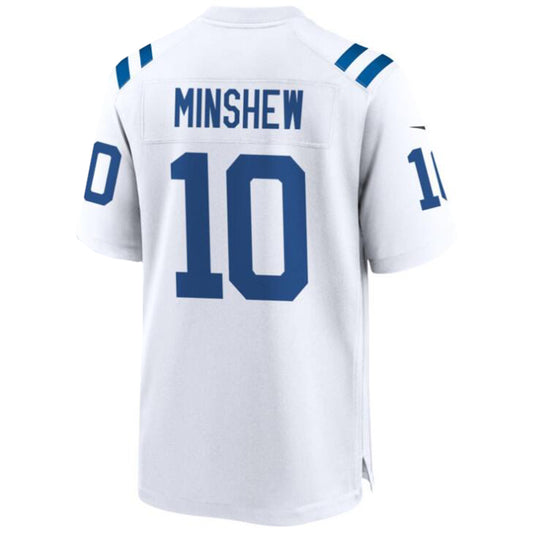 I.Colts #10 Gardner Minshew II White Stitched Player Game Football Jerseys