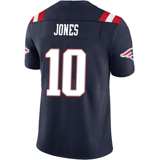 NE.Patriots #10 Mac Jones Navy Stitched Player Game Football Jerseys