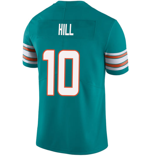 M.Dolphins #10 Tyreek Hill Green Stitched Player Game Football Jerseys