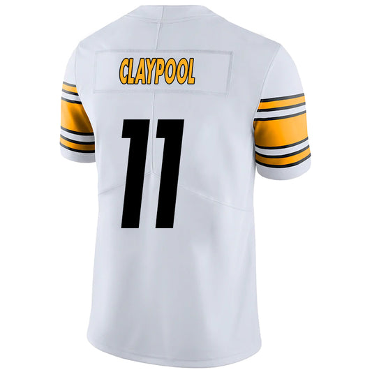 P.Steelers #11 Chase Claypool White Stitched Player Game Football Jerseys