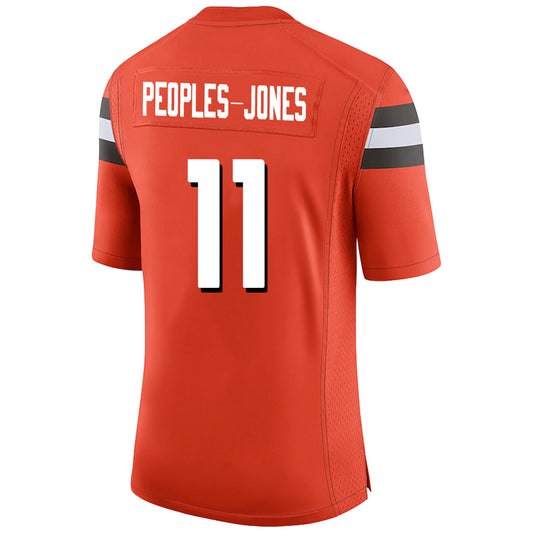 C.Browns #11 Donovan Peoples-Jones Orange Stitched Player Game Football Jerseys