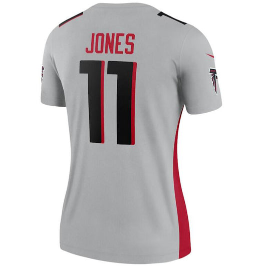A.Falcons #11 Julio Jones Gray Stitched Player Game Football Jerseys