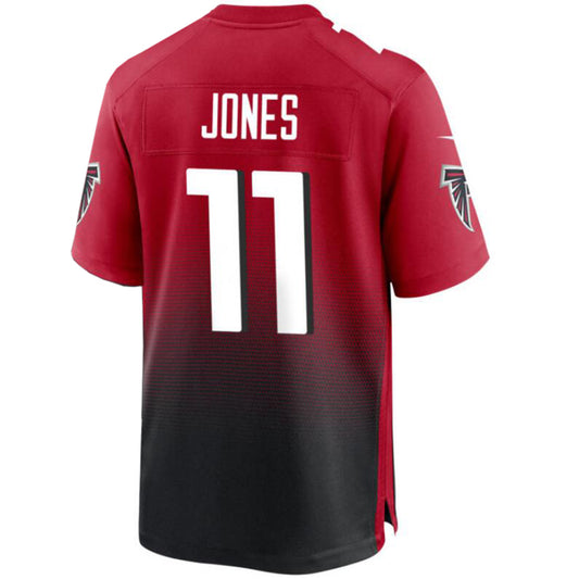 A.Falcons #11 Julio Jones Red Stitched Player Game Football Jerseys