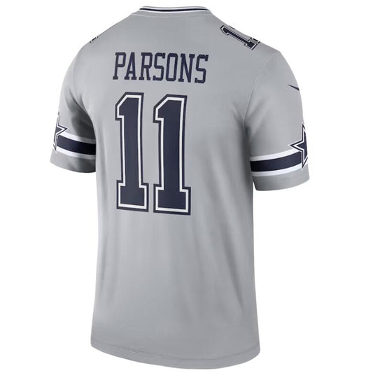 D.Cowboys #11 Micah Parsons Gray Stitched Player Game Football Jerseys