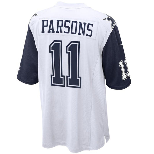 D.Cowboys #11 Micah Parsons White Stitched Player Alternate Game Football Jerseys