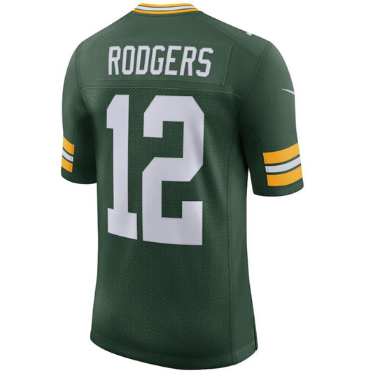 GB.Packer #12 Aaron Rodgers Green Classic Limited Player Game Football Jerseys