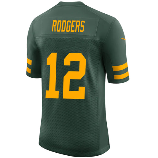 GB.Packer #12 Aaron Rodgers Green Stitched Player Vapor Game Football Jerseys