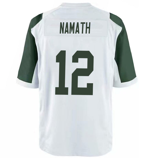NY.Jets #12 Joe Namath White Stitched Player Game Football Jerseys