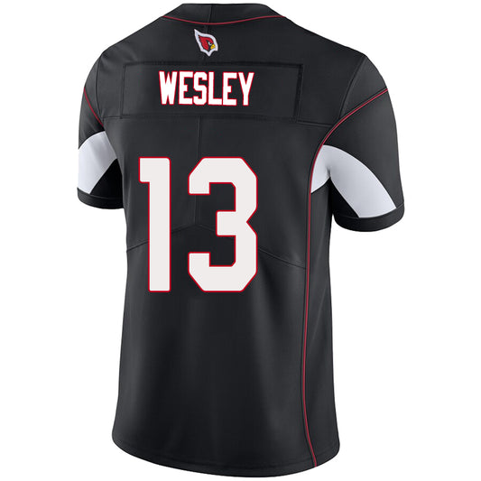A.Cardinal 13# Antoine Wesley Black Stitched Player Vapor Game Football Jerseys