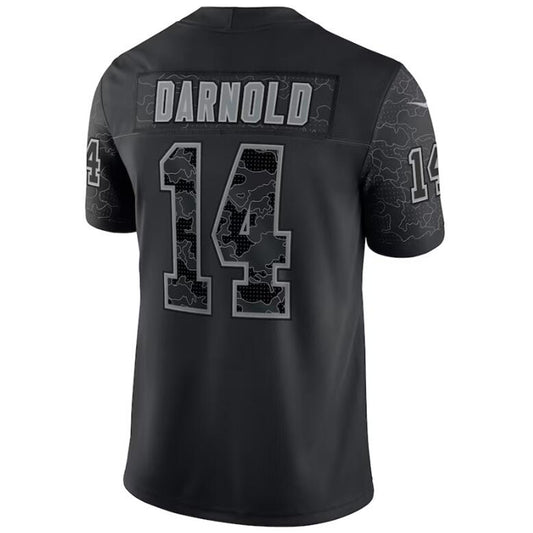 C.Panthers #14 Sam Darnold Black Stitched Player Limited Football Jerseys