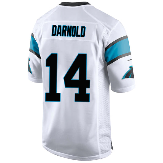 C.Panthers #14 Sam Darnold White Stitched Player Game Football Jerseys