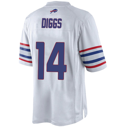 B.Bills #14 Stefon Diggs White Stitched Player Vapor Game Football Jerseys