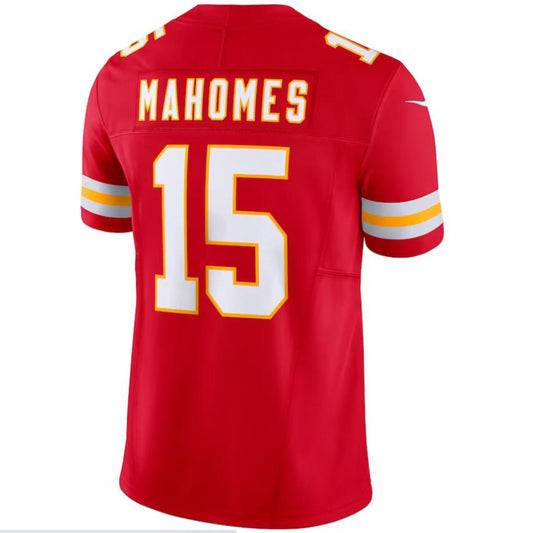 KC.Chiefs #15 Patrick Mahomes Red Stitched Player Vapor F.U.S.E. Limited Football Jerseys