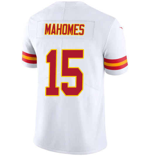 KC.Chiefs #15 Patrick Mahomes White Stitched Player Game Football Jerseys