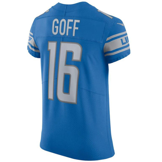 D.Lions #16 Jared Goff Blue Stitched Player Vapor Elite Football Jerseys