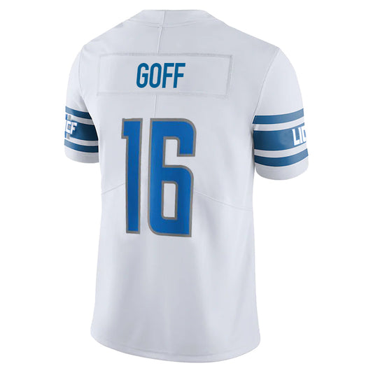 D.Lions #16 Jared Goff White Stitched Player Elite Football Jerseys