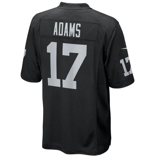 LV.Raiders #17 Davante Adams Black Stitched Player Game Football Jerseys