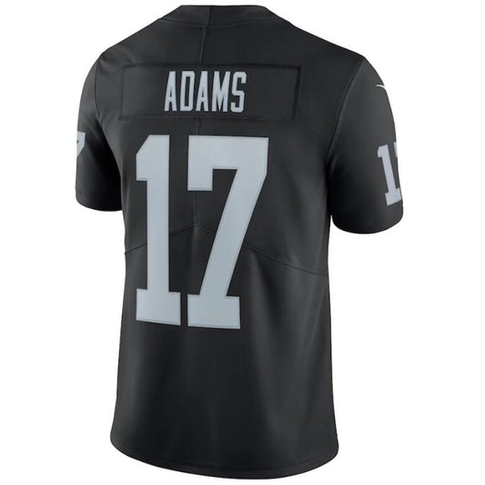 LV.Raiders #17 Davante Adams Black Stitched Player Vapor Game Football Jerseys