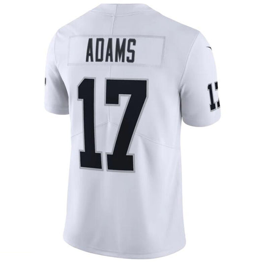 LV.Raiders #17 Davante Adams White Stitched Player Game Vapor Limited Football Jerseys
