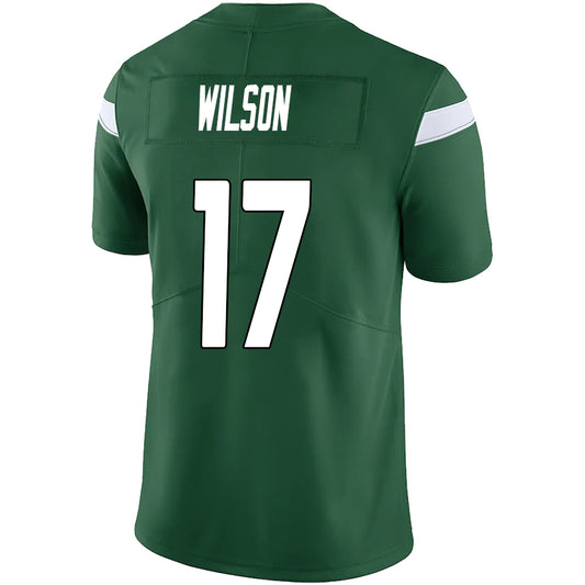 NY.Jets #17 Garrett Wilson Green Stitched Player Vapor Elite Football Jerseys