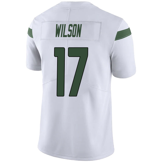 NY.Jets #17 Garrett Wilson White Stitched Player Vapor Elite Football Jerseys