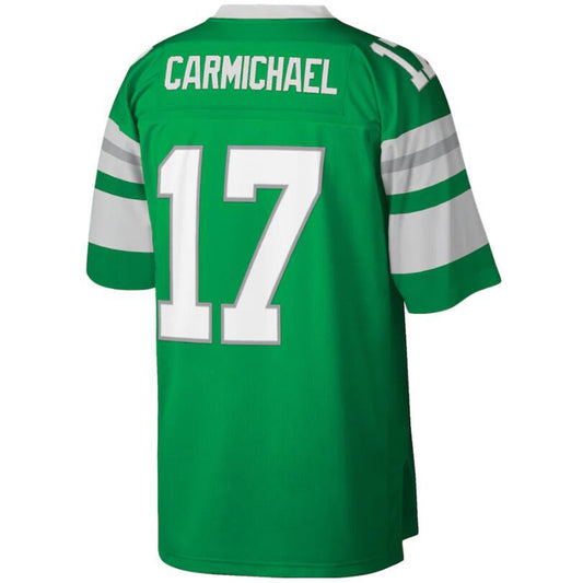P.Eagles #17 Harold Carmichael Mitchell & Ness Kelly Green Legacy Replica Jersey