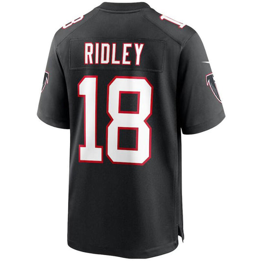 A.Falcons #18 Calvin Ridley Black Stitched Player Game Football Jerseys