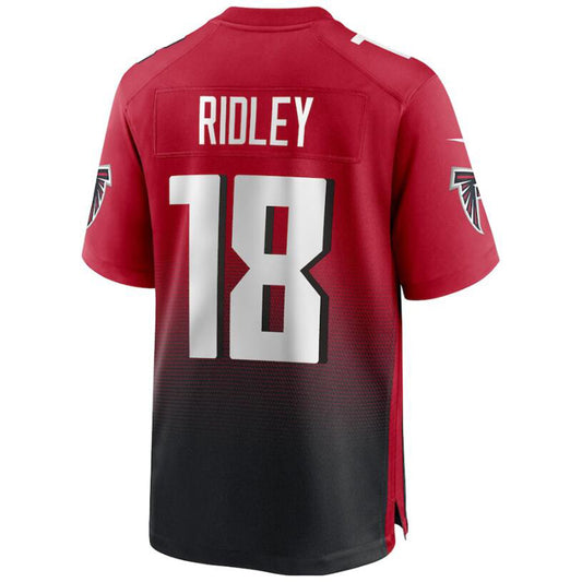 A.Falcons #18 Calvin Ridley Red Stitched Player Game Football Jerseys