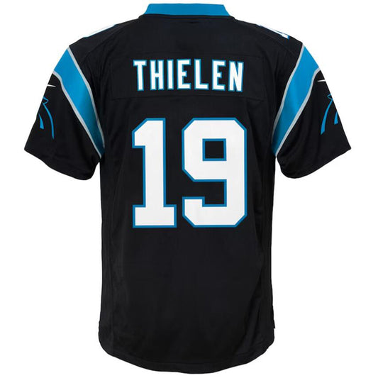 C.Panthers #19 Adam Thielen Black Stitched Player Game Football Jerseys