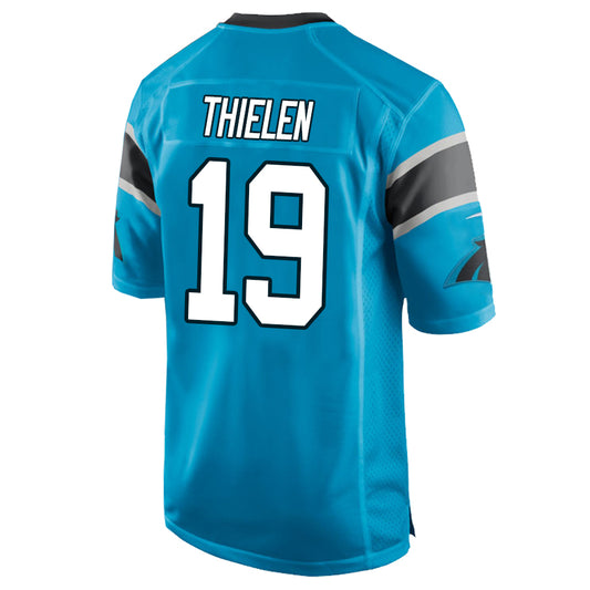 C.Panthers #19 Adam Thielen Blue Stitched Player Game Football Jerseys