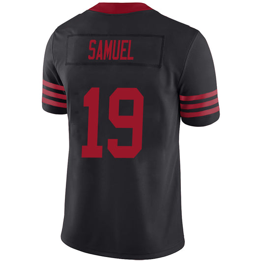 SF.49ers #19 Deebo Samuel Black Stitched Player Game Football Jerseys