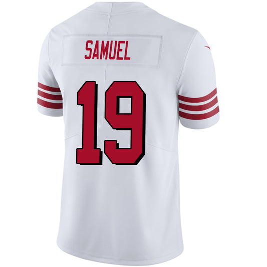 SF.49ers #19 Deebo Samuel White Stitched Player Vapor Elite Football Jerseys