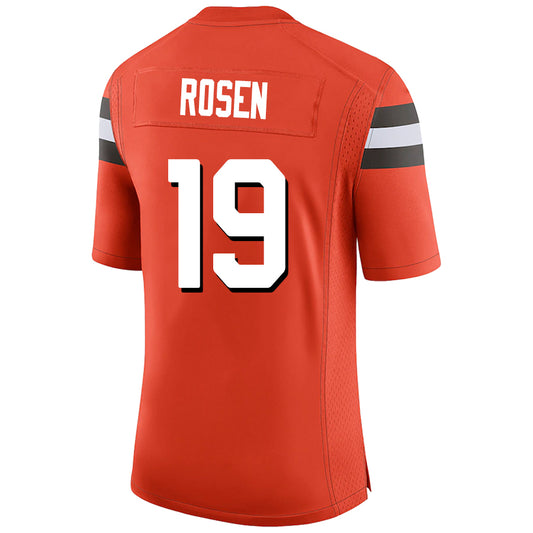 C.Browns #19 Josh Rosen Orange Stitched Player Game Football Jerseys