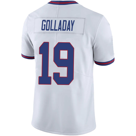 NY.Giants #19 Kenny Golladay White Stitched Player Vapor Game Football Jerseys