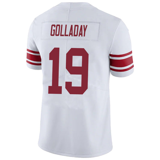 NY.Giants #19 Kenny Golladay White Stitched Player Game Football Jerseys