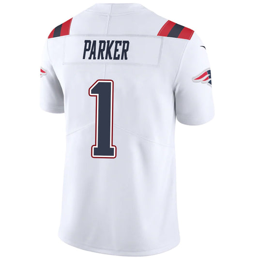 NE.Patriots #1 DeVante Parker White Stitched Player Game Football Jerseys