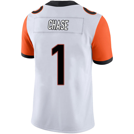 C.Bengals #1 Ja'Marr Chase White Stitched Player Game Football Jerseys