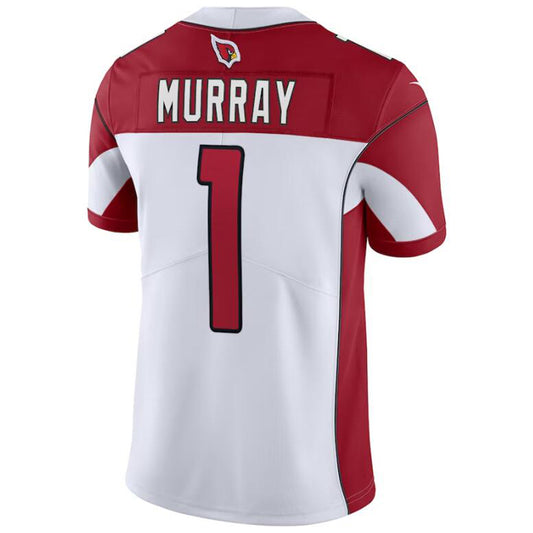 A.Cardinals #1 Kyler Murray Jersey White Stitched Player Vapor Limited Football Jerseys