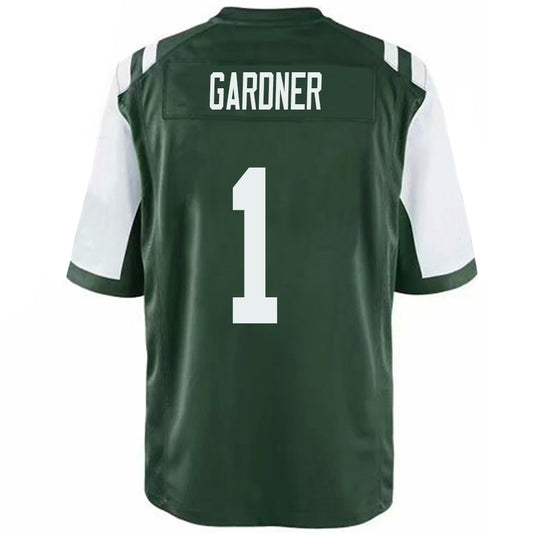 NY.Jets #1 Sauce Gardner Green Stitched Player Game Football Jerseys